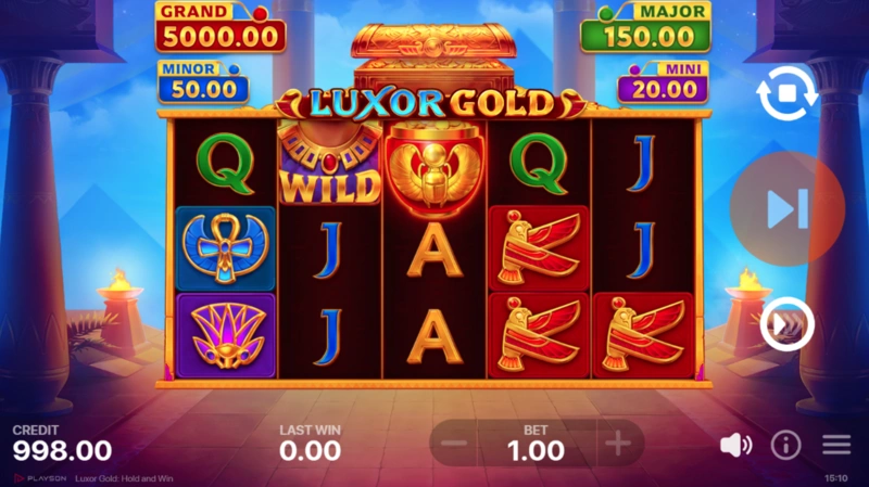 Luxor Gold Hold and Win